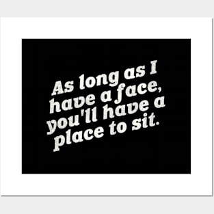 A Place To Sit ny Humor Posters and Art